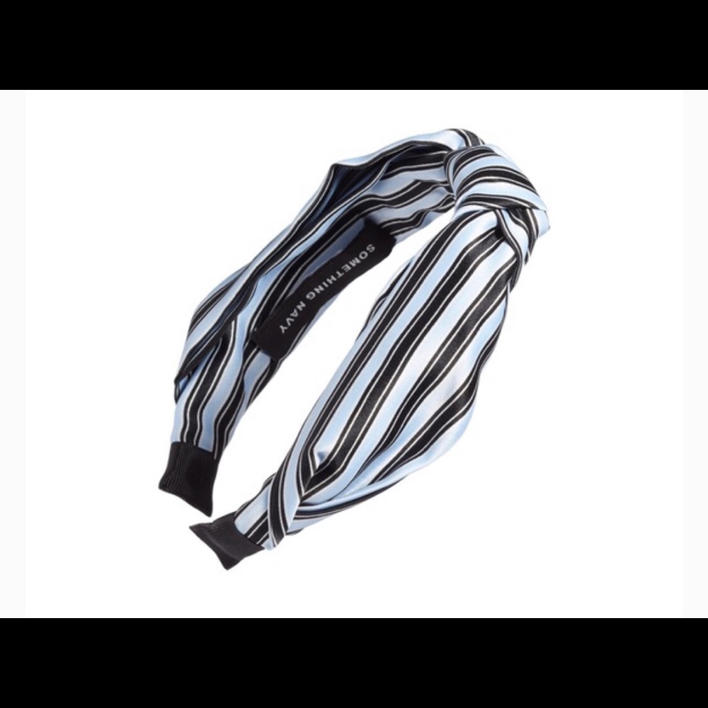 NWT Something Navy Striped Headband